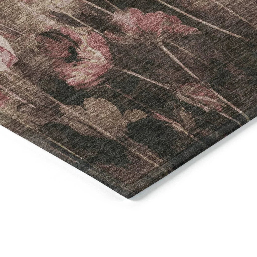 LOOMLAN Rugs Aurora Taupe Washable Indoor-Outdoor Rug