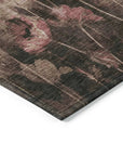 LOOMLAN Rugs Aurora Taupe Washable Indoor-Outdoor Rug