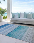 Avanora Blue Washable Indoor - Outdoor Rug - LOOMLAN - LOOMLAN Rugs - Outdoor Rugs