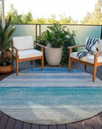 Avanora Blue Washable Indoor - Outdoor Rug - LOOMLAN - LOOMLAN Rugs - Outdoor Rugs