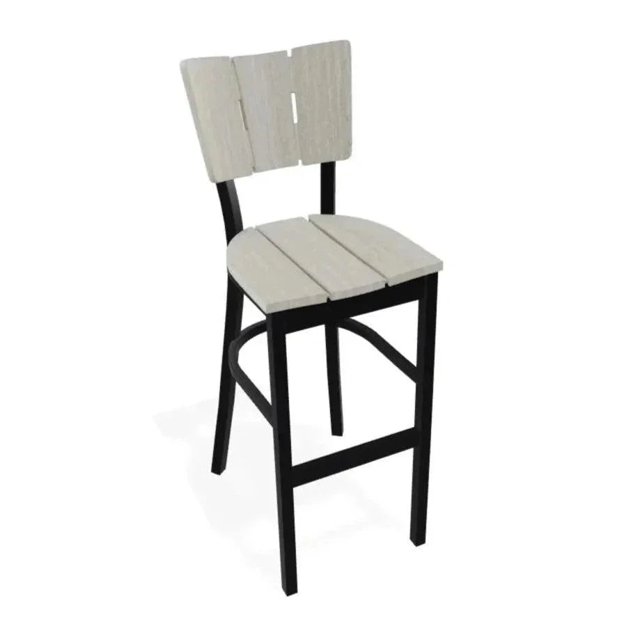 Avant MGP Aluminum Bar Height Stacking Chair-Outdoor Bar Stools-Telescope-LOOMLAN