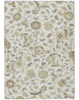 LOOMLAN Rugs Aveline Ivory Washable Indoor-Outdoor Rug