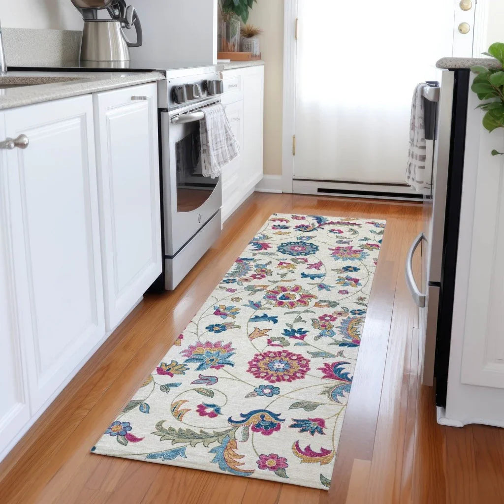 LOOMLAN Rugs Aveline Linen Washable Indoor-Outdoor Rug