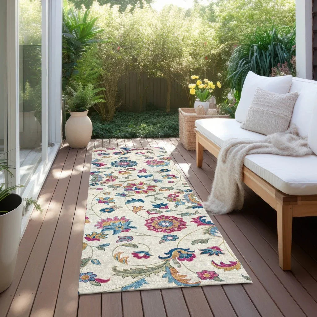 LOOMLAN Rugs Aveline Linen Washable Indoor-Outdoor Rug