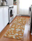 LOOMLAN Rugs Aveline Orange Washable Indoor-Outdoor Rug