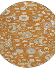 LOOMLAN Rugs Aveline Orange Washable Indoor-Outdoor Rug