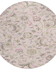 LOOMLAN Rugs Aveline Pink Washable Indoor-Outdoor Rug