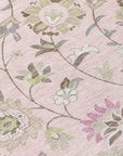 LOOMLAN Rugs Aveline Pink Washable Indoor-Outdoor Rug