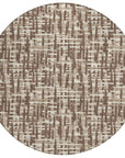 LOOMLAN Rugs Ayani Brown Washable Indoor-Outdoor Rug