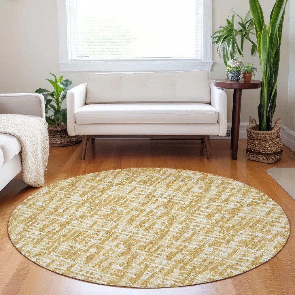 LOOMLAN Rugs Ayani Gold Washable Indoor-Outdoor Rug