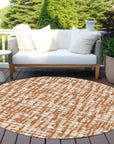 LOOMLAN Rugs Ayani Orange Washable Indoor-Outdoor Rug