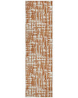 LOOMLAN Rugs Ayani Orange Washable Indoor-Outdoor Rug