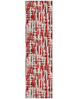 LOOMLAN Rugs Ayani Red Washable Indoor-Outdoor Rug