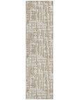 LOOMLAN Rugs Ayani Tan Washable Indoor-Outdoor Rug