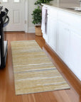 LOOMLAN Rugs Ayra Gold Washable Indoor-Outdoor Rug