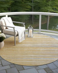 LOOMLAN Rugs Ayra Gold Washable Indoor-Outdoor Rug