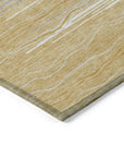 LOOMLAN Rugs Ayra Gold Washable Indoor-Outdoor Rug