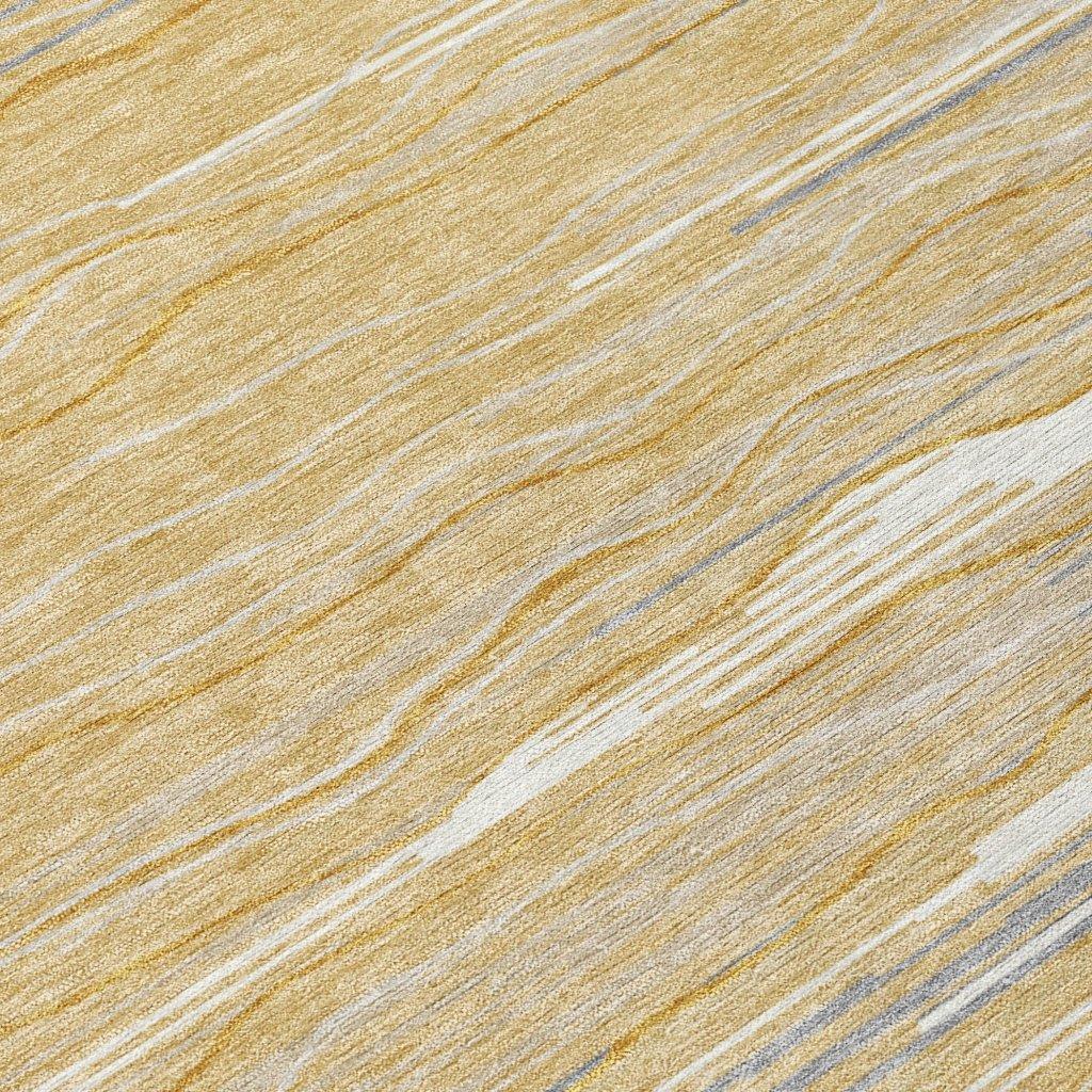 LOOMLAN Rugs Ayra Gold Washable Indoor-Outdoor Rug