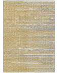 LOOMLAN Rugs Ayra Gold Washable Indoor-Outdoor Rug