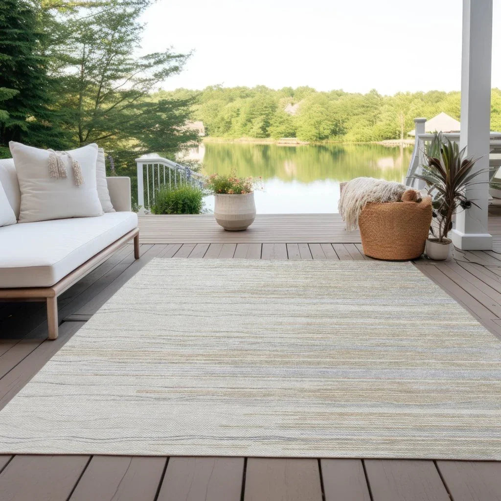 LOOMLAN Rugs Ayra Linen Washable Indoor-Outdoor Rug