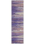 LOOMLAN Rugs Ayra Purple Washable Indoor-Outdoor Rug