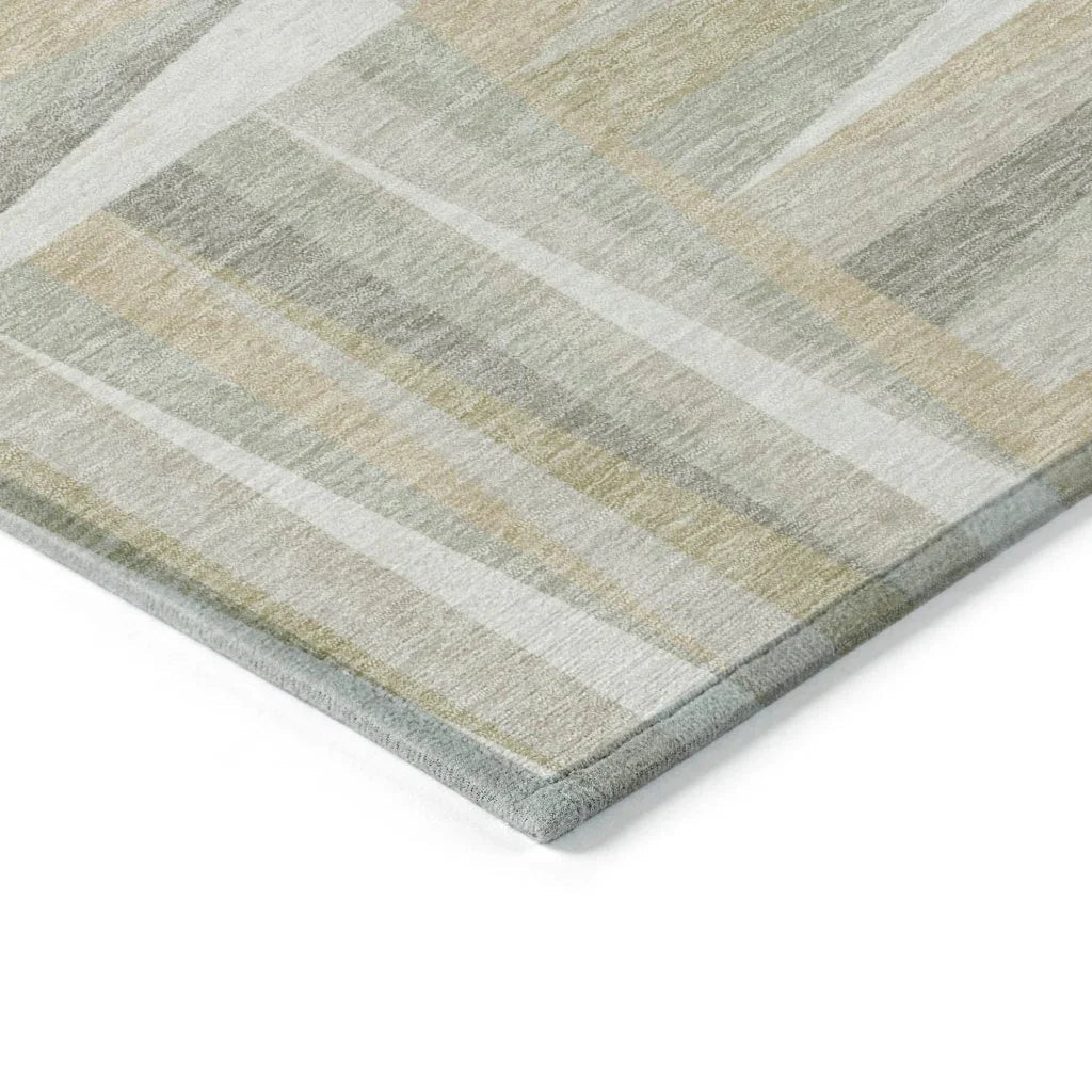 LOOMLAN Rugs Azura Ivory Washable Indoor-Outdoor Rug