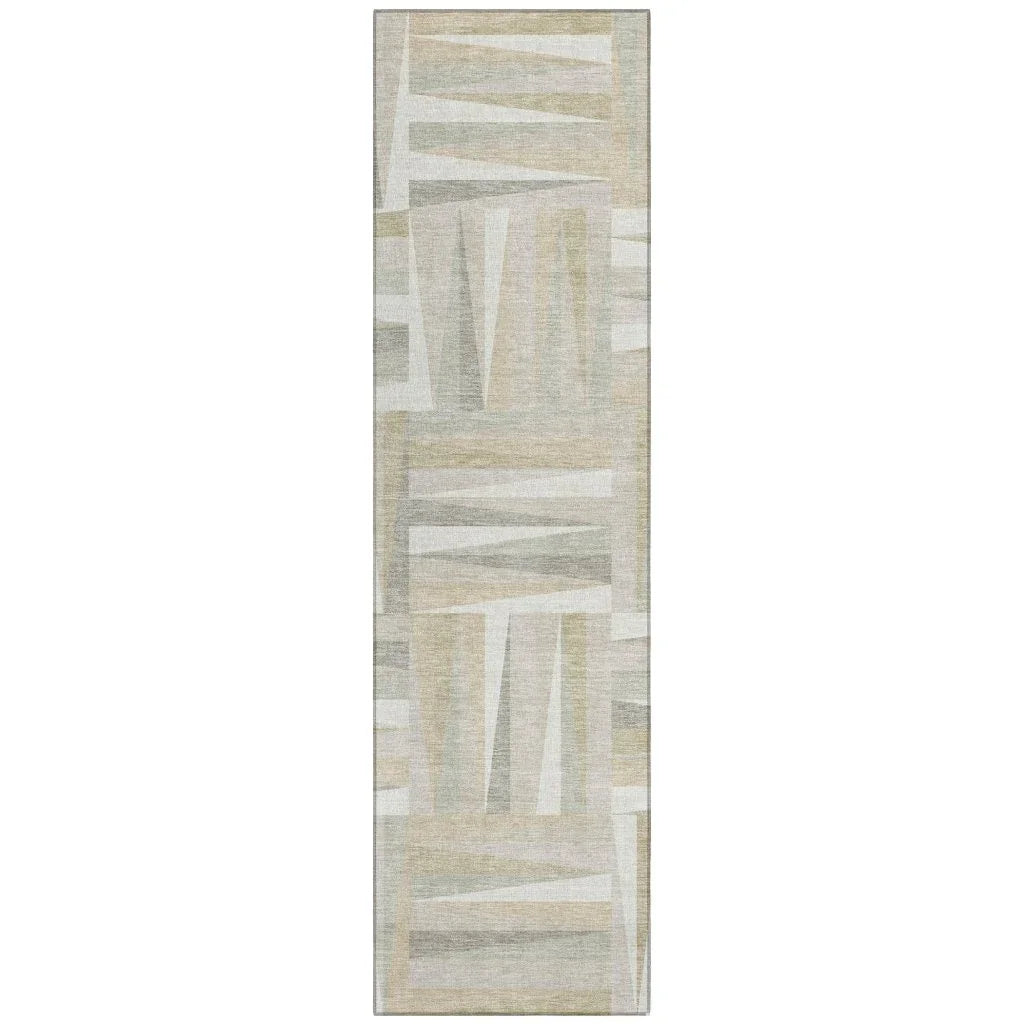 LOOMLAN Rugs Azura Ivory Washable Indoor-Outdoor Rug