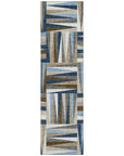 LOOMLAN Rugs Azura Navy Washable Indoor-Outdoor Rug