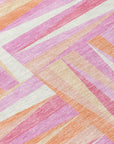 LOOMLAN Rugs Azura Pink Washable Indoor-Outdoor Rug