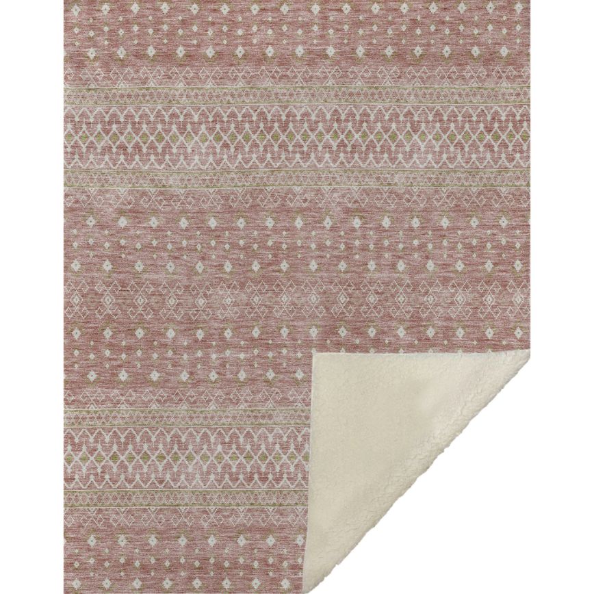 Boho Blush Washable Indoor-Outdoor Rug