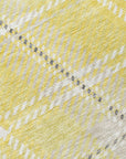 Spiral Whispers Gold Washable Indoor-Outdoor Rug