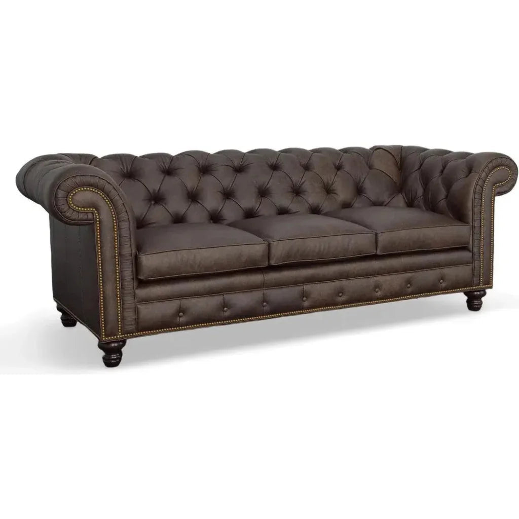 New Freedom Custom Leather Couch -- view 3