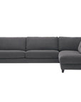 LOOMLAN Custom Upholstery Larvik Minimalist Rounded Edge Fabric Modular Sofa