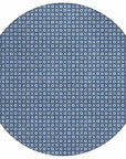 LOOMLAN Rugs Ballara Blue Washable Indoor-Outdoor Rug