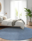 LOOMLAN Rugs Ballara Blue Washable Indoor-Outdoor Rug