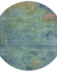 Barzane Blue Washable Indoor - Outdoor Rug - LOOMLAN - LOOMLAN Rugs - Outdoor Rugs