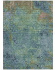 Barzane Blue Washable Indoor - Outdoor Rug - LOOMLAN - LOOMLAN Rugs - Outdoor Rugs