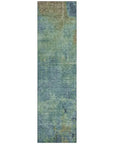 Barzane Blue Washable Indoor - Outdoor Rug - LOOMLAN - LOOMLAN Rugs - Outdoor Rugs