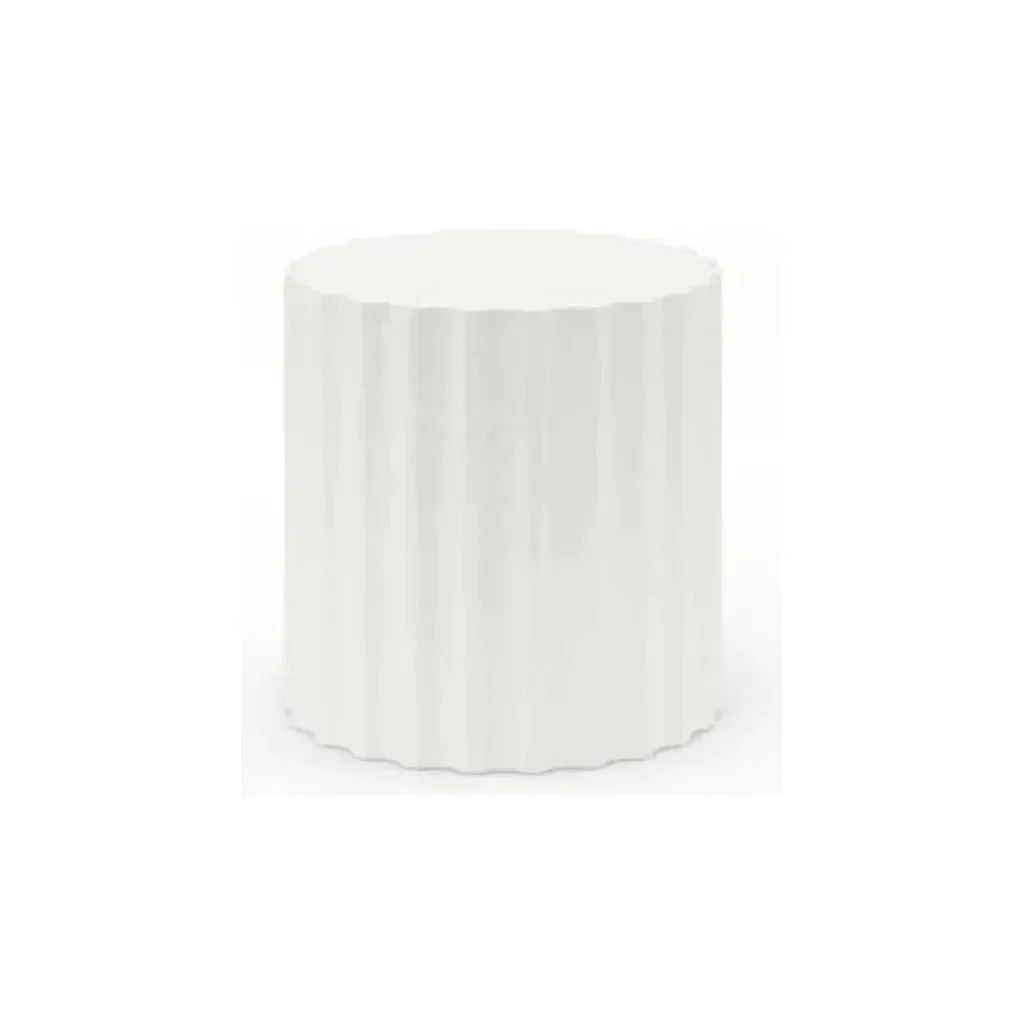 Bazaar Athena Concrete Outdoor End Table - LOOMLAN - Sunset West - Outdoor Side Tables