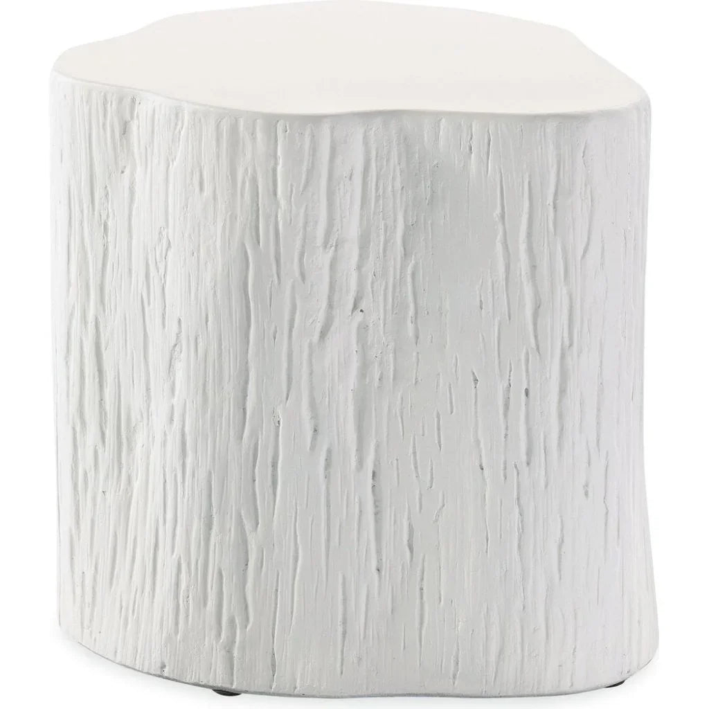 Bazaar Concrete Tree Trunk Outdoor End Table - LOOMLAN - Sunset West - Outdoor Side Tables