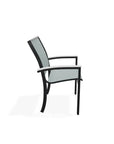 Bazza Dining Height Stacking Cafe Chair MGP Arm Accents - LOOMLAN - Telescope - Outdoor Accent Chairs