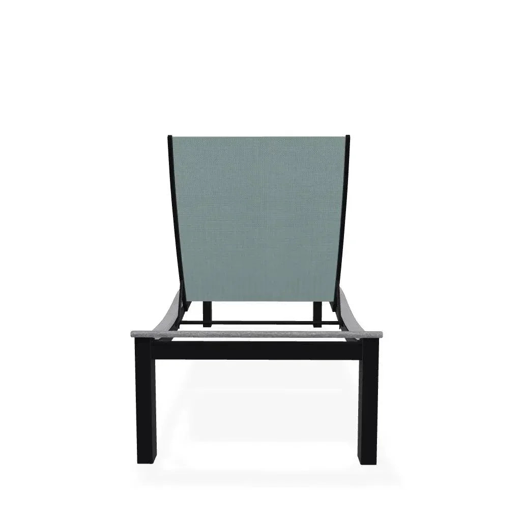 Bazza Lounge Chaise with Polymer Accent - LOOMLAN - Telescope - Outdoor Chaises