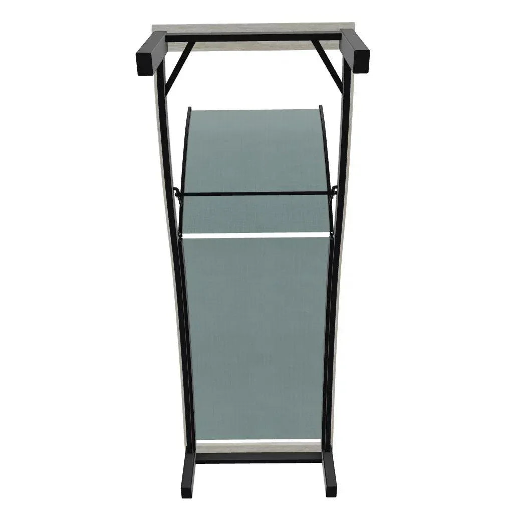 Bazza Lounge Chaise with Polymer Accent - LOOMLAN - Telescope - Outdoor Chaises