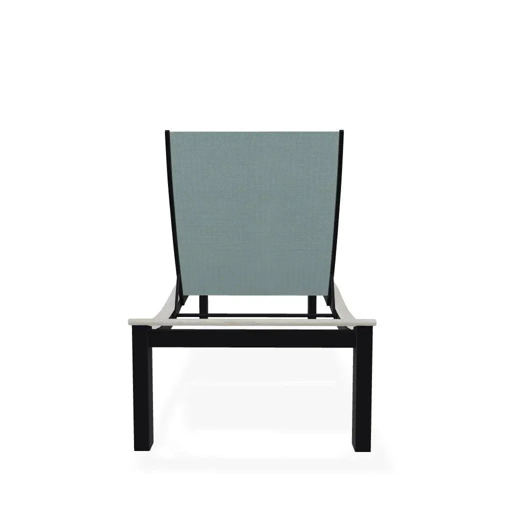 Bazza Lounge Chaise with Polymer Accent - LOOMLAN - Telescope - Outdoor Chaises