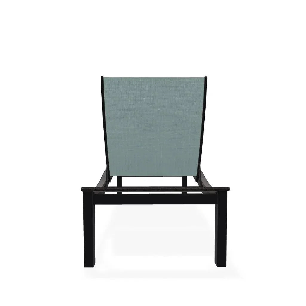 Bazza Lounge Chaise with Polymer Accent - LOOMLAN - Telescope - Outdoor Chaises