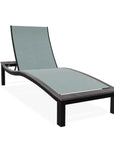 Bazza Lounge Chaise with Polymer Accent - LOOMLAN - Telescope - Outdoor Chaises