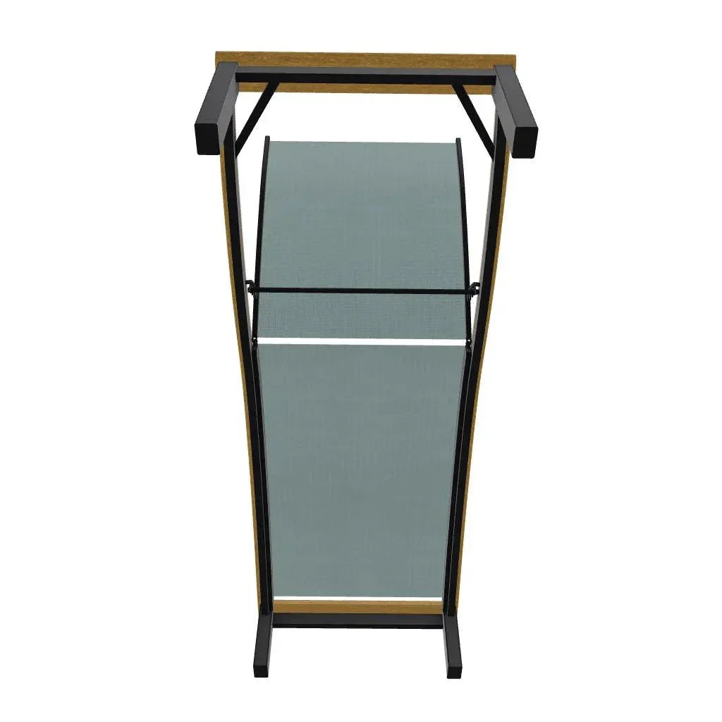 Bazza Lounge Chaise with Polymer Accent - LOOMLAN - Telescope - Outdoor Chaises