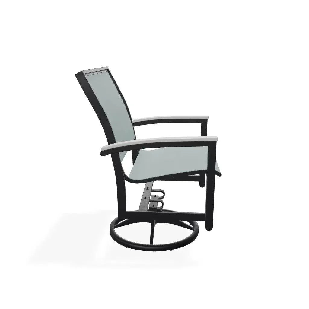 Bazza Sling Swivel Rocker MGP Arm Accents - LOOMLAN - Telescope - Outdoor Accent Chairs