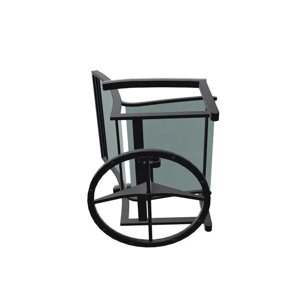 Bazza Sling Swivel Rocker MGP Arm Accents - LOOMLAN - Telescope - Outdoor Accent Chairs