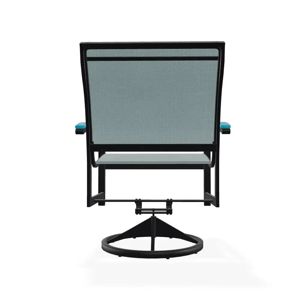 Bazza Sling Swivel Rocker MGP Arm Accents - LOOMLAN - Telescope - Outdoor Accent Chairs